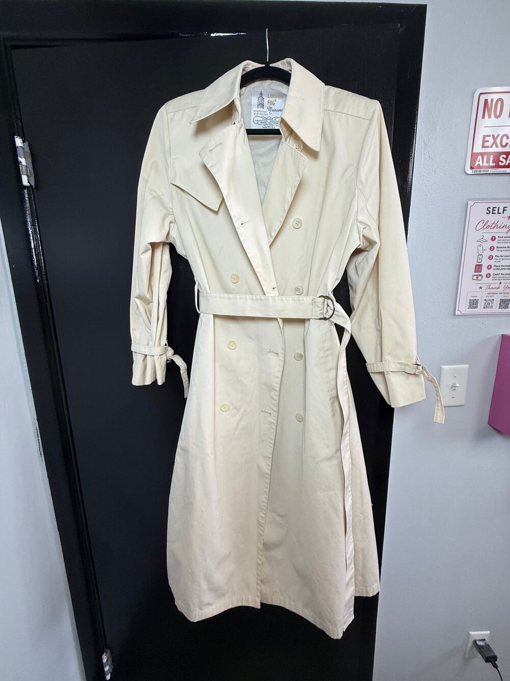 London Fog Maincoats Double Breasted Trench